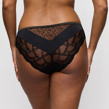 Load image into Gallery viewer, Black lace lingerie on a plain background
