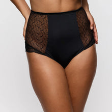 Load image into Gallery viewer, Black lace underwear on a neutral background
