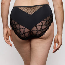 Load image into Gallery viewer, Black lace underwear on a plain background
