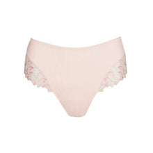 Load image into Gallery viewer, Pink women's underwear with lace details on a white background
