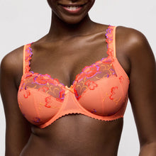 Load image into Gallery viewer, orange bra on model, white background
