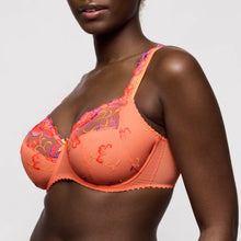 Load image into Gallery viewer, orange bra on model, white background
