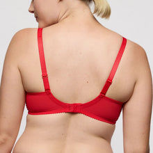Load image into Gallery viewer, Red bra worn by a person on a plain background

