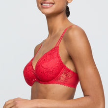 Load image into Gallery viewer, Jane Push-Up Plunge Bra | True Red
