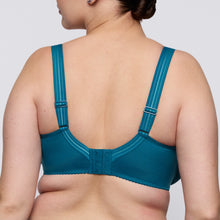 Load image into Gallery viewer, Teal bra worn by a person on a plain background
