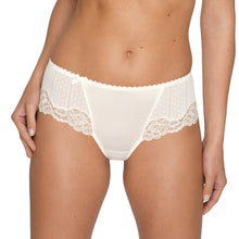 Load image into Gallery viewer, SALE. Gorgeous hipster Shorts style bottoms. Completely opaque at front but with a lovely lace trim at hips. A sexy, flirtatious style.
