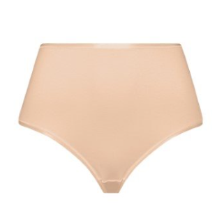100% mercerized pure full cotton briefs with no side seams. Beige.