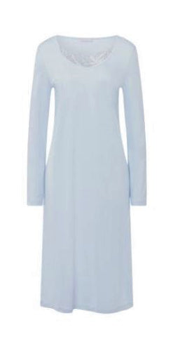 Made from 100% soft mercerised knitted Supima* cotton. This is a lovely 3/4 length long sleeve nightgown. Deliciously comfortable for sleeping and lounging.