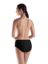 Load image into Gallery viewer, 100% mercerized pure full cotton briefs with no side seams. Black.
