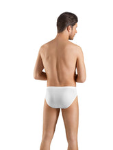 Load image into Gallery viewer, Figure fitting pure cotton underpants. Available in Black and White.  Fabric Content: 100% Mercerised Cotton. Made in Europe.
