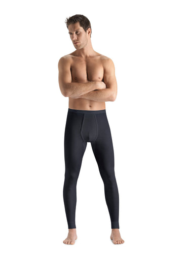70% merino wool 30% pure silk men's longjohns with a fly front.