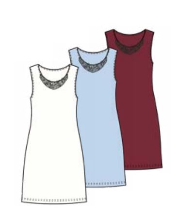 Made from 100% soft mercerised knitted Supima* cotton. This is a lovely sleeveless nightgown. Deliciously comfortable for sleeping and lounging.