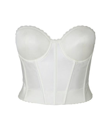 50's style low back strapless bustier