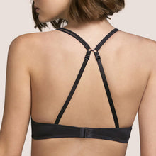 Load image into Gallery viewer, Moonrock (charcoal) full plunge style underwire without padding. 
