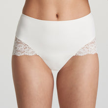 Load image into Gallery viewer, IVORY gentle light control brief married with exceptional comfort. These full briefs are a seamless fit under your LBD or your favourite trousers. Beautiful lace detail at the bottom and hips completes this feminine look.  Smooth finish, light control, and full style. Perfect!  Fabric: Polyamide: 82%, Elastane:14%, Cotton: 4%
