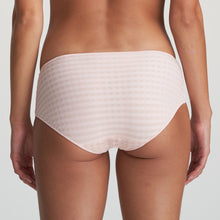 Load image into Gallery viewer, Hipster Shorts. They are completely opaque,with an elegant one signature Avero daisy on the hip. A sexy, flirtatious style that covers bottom in a special way – pure seduction.  Fabric Content: Polyamide: 79%, Elastane: 17%, Cotton: 4%
