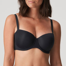 Load image into Gallery viewer, Charcoal smooth formed cup balconnet bra. It is  The seamfreee moulded cups give a lovely shape combined with excellent support. 
