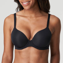 Load image into Gallery viewer, Charcoal seamless deep plunge bra with moulded cup. Soft to wear and completely smooth under any garment.
