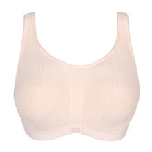 Load image into Gallery viewer, Fantastically supportive underwired Sports bra. It offers versatile support and extreme comfort.  Adjustable straps, with hooks and eyes. With a graphic detail on the cups and straps, they have a cross-back or straight option. Three-part cup for extra support. Padded straps and closure. No irritation seamless cup. Anti-chafing super soft elastic banding.  
