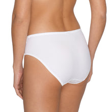 Load image into Gallery viewer, Looking for comfortable and oh so elegant briefs? These full briefs have it all. The wide cut on the hip means no budging. The exquisite embroidery completes the light, luxurious look. Full back for coverage. Total comfort!
